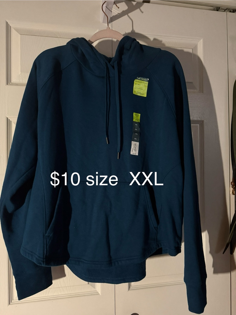 tek gear Teal Drawstring Pullover Hoodie